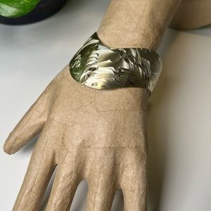 Two Silver Metal Bracelets